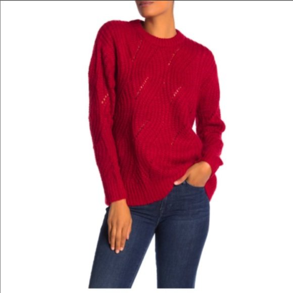 RBX Sweaters - NWT RXB Cable Knit Pullover Sweater Scooter
